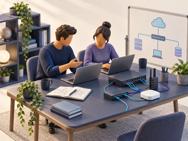 Illustration : partage de connaissances informatiques entre collègues